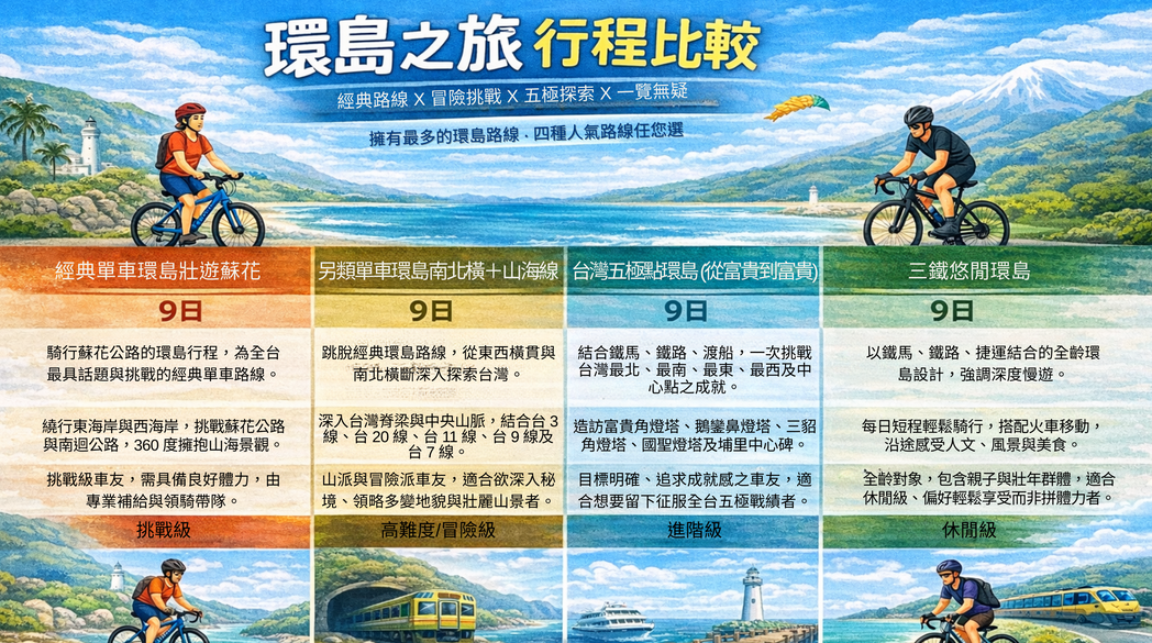 單車旅行,單車環島,CyclingTaiwan,BikeTour,CyclingRoutesInTaiwan,TaiwanCycling,BikeExplorer,RideTaiwan,O型單車環島,另類單車環島南北橫山海線,台灣五極點環島,三鐵悠閒環島