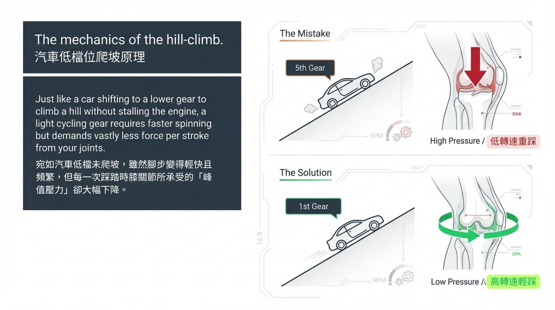 運動與健康,山海戀單車,身心健康,單車旅遊,壯世代,慢旅,健康安全守護,單車護膝,保護膝蓋,高轉速,運動醫學,CauseKnee,BikeTour,Ebike,SlowTravel,CyclingTravel