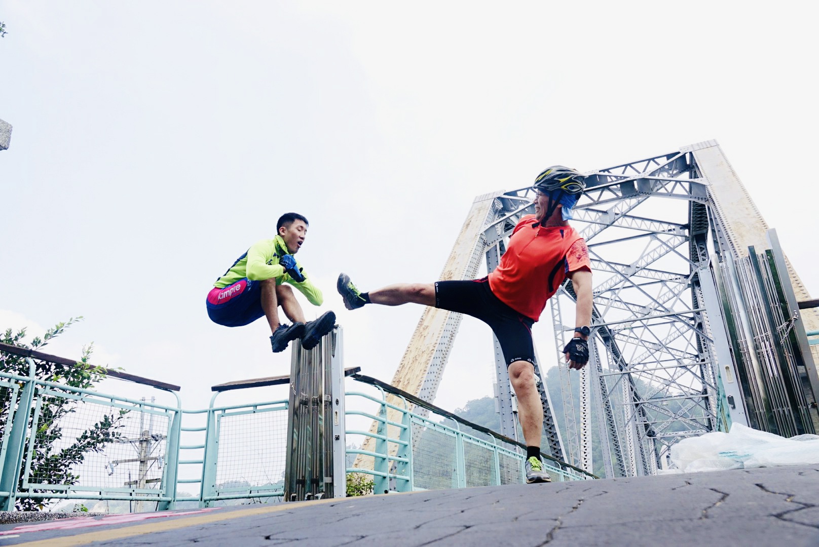 台中,后里,大甲溪,花樑鋼橋,橋樑,山海戀單車