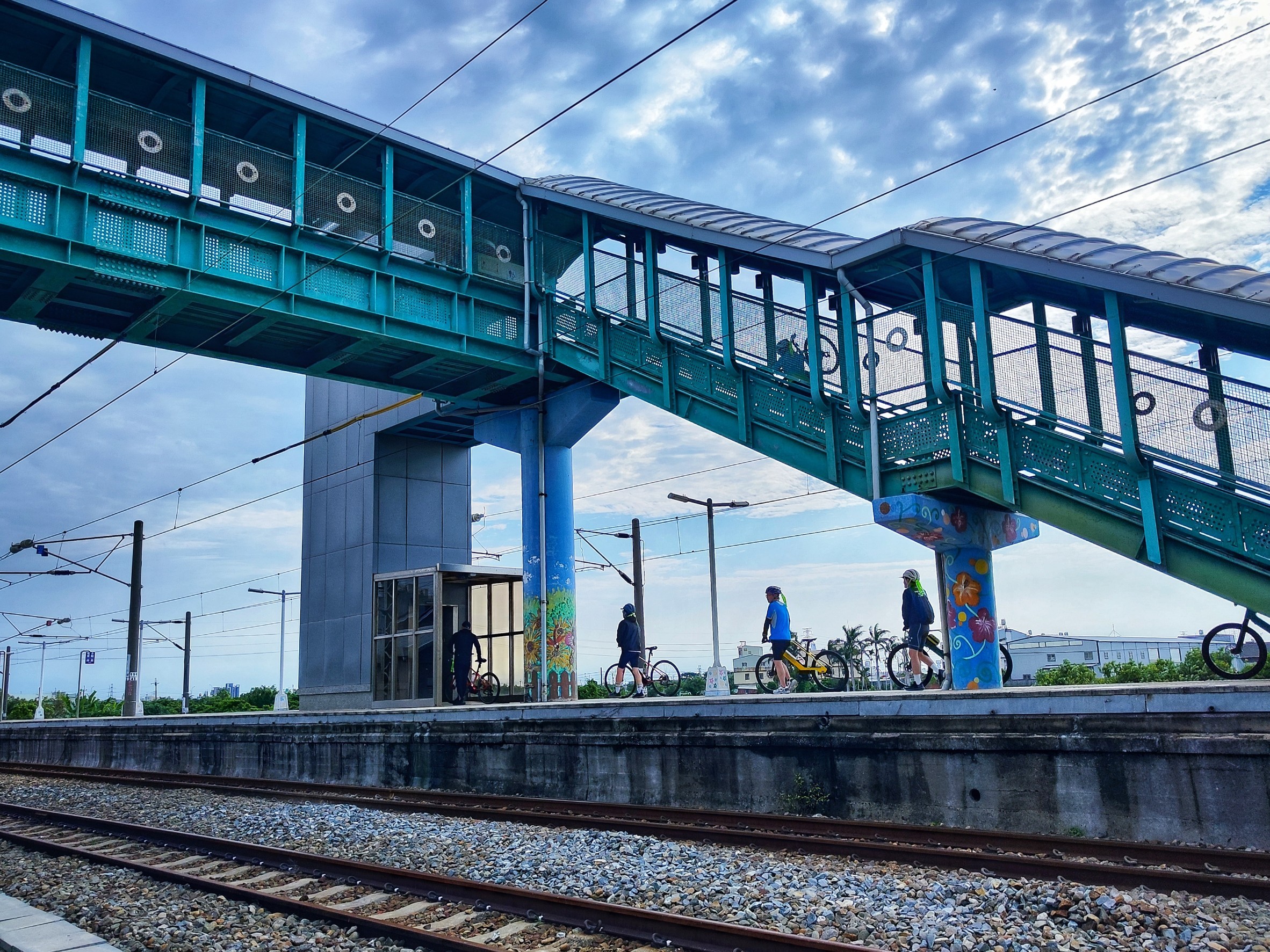 台中,龍井,龍井車站,火車站,鐵道文化,山海戀單車