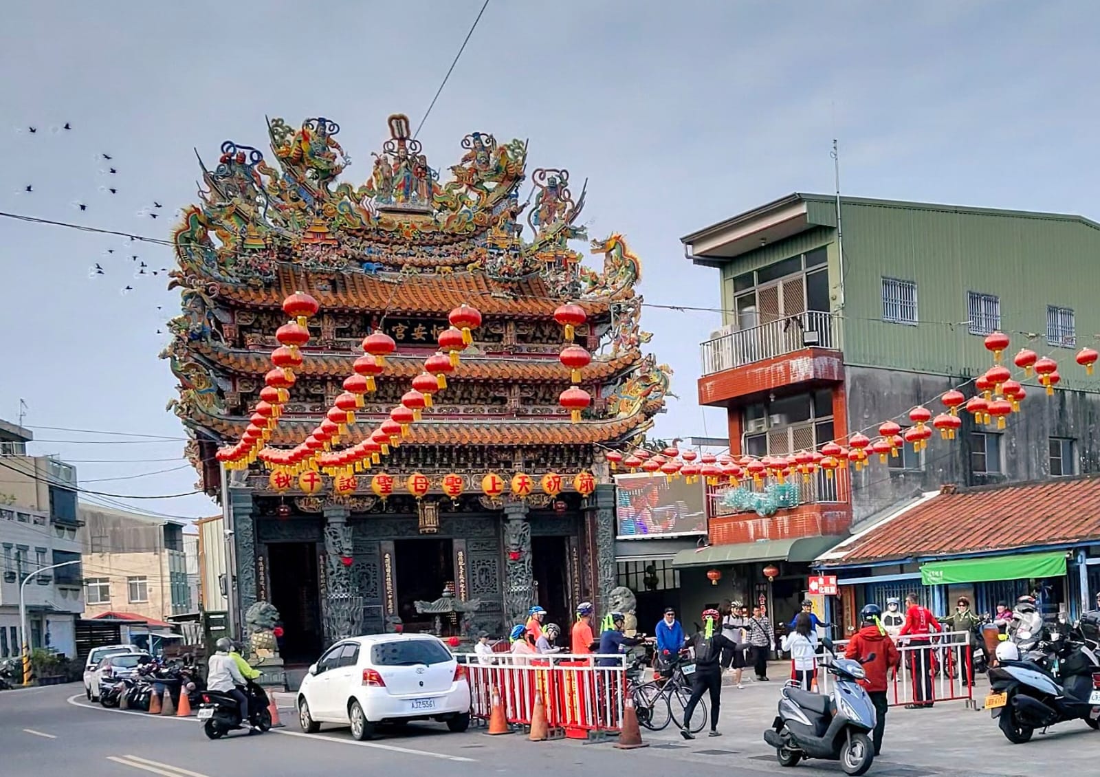 台南,六甲,恆安宮,媽祖廟,宗教文化,百年建築,山海戀單車