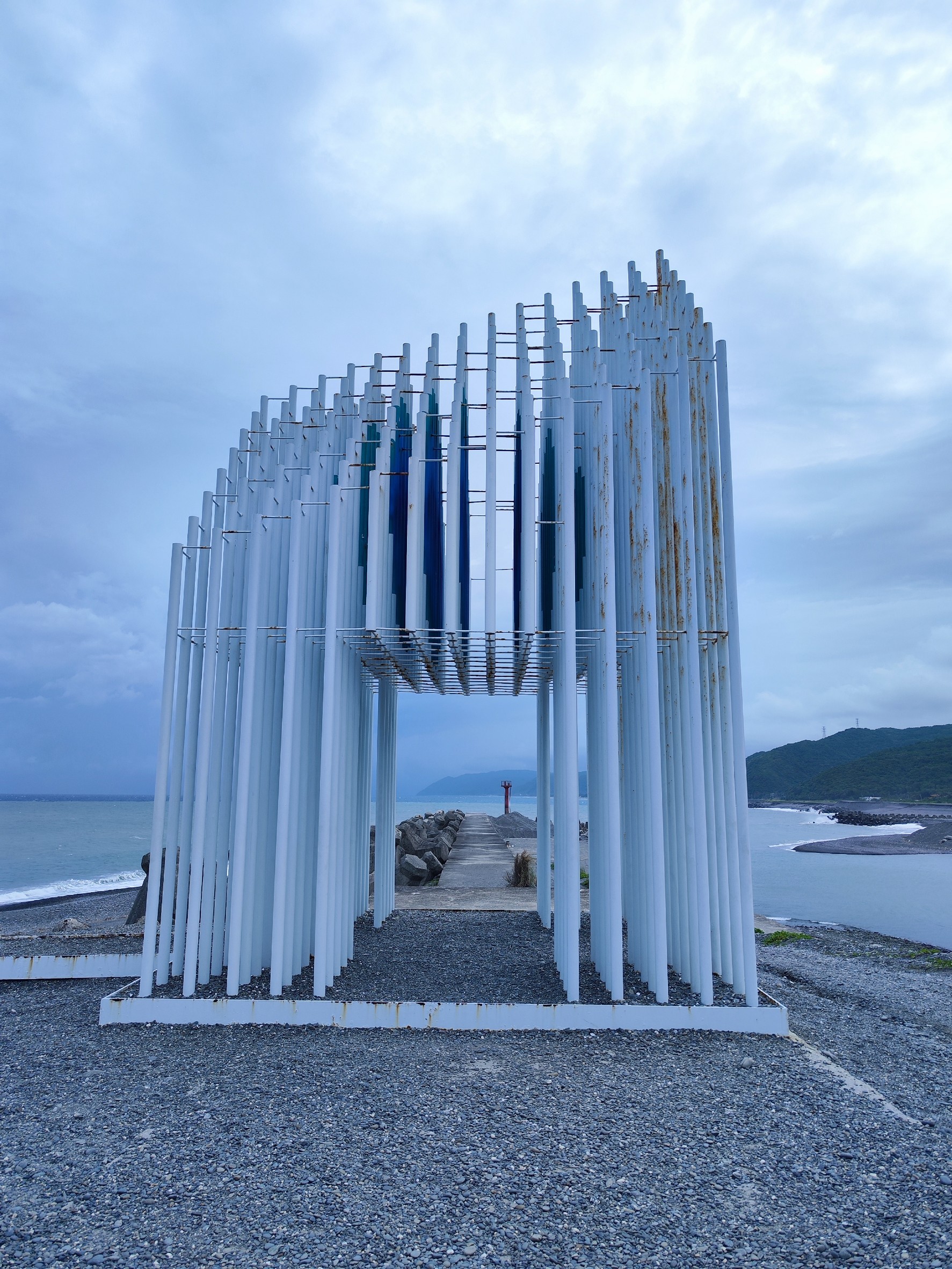 台東,大武,大武之心南迴驛,南迴公路,南迴藝術季作品,1314的藍,山海戀單車