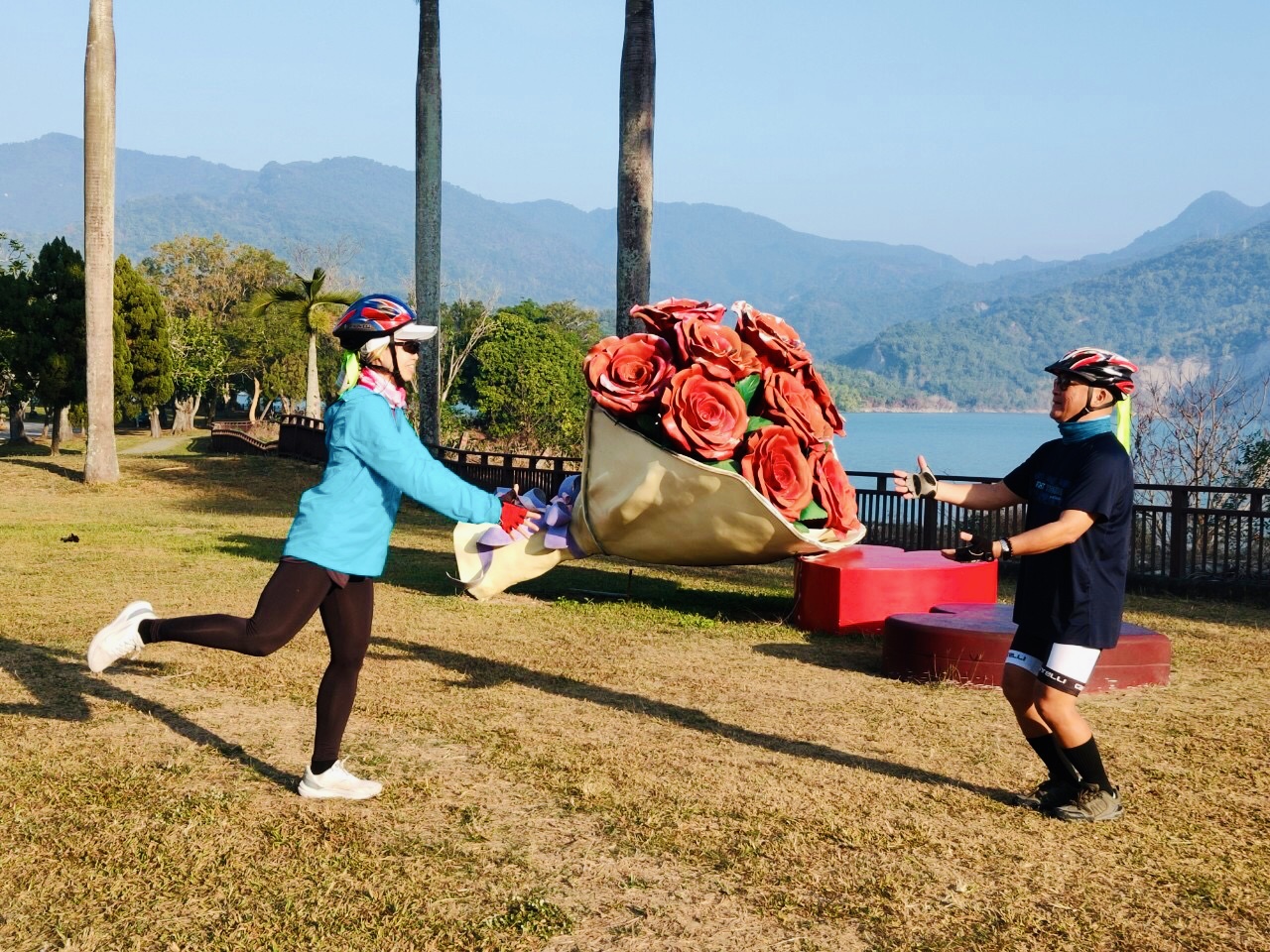 嘉義,大埔,情人公園,love,同心橋,山海戀單車