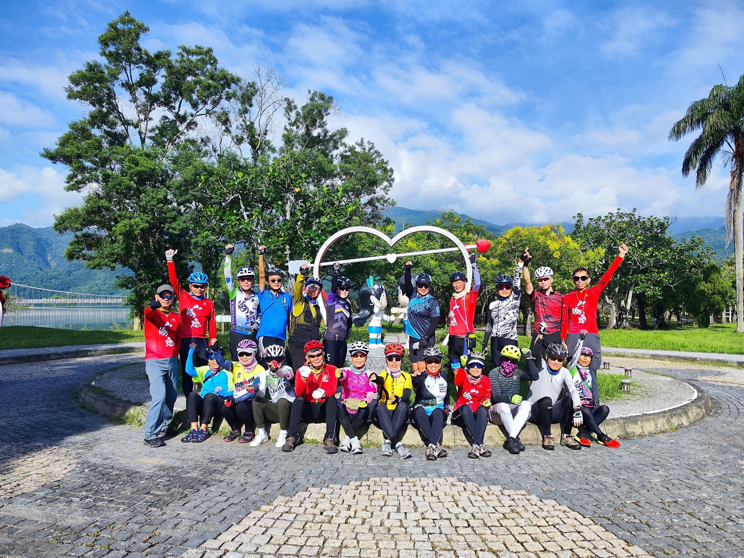 嘉義,大埔,情人公園,love,同心橋,山海戀單車