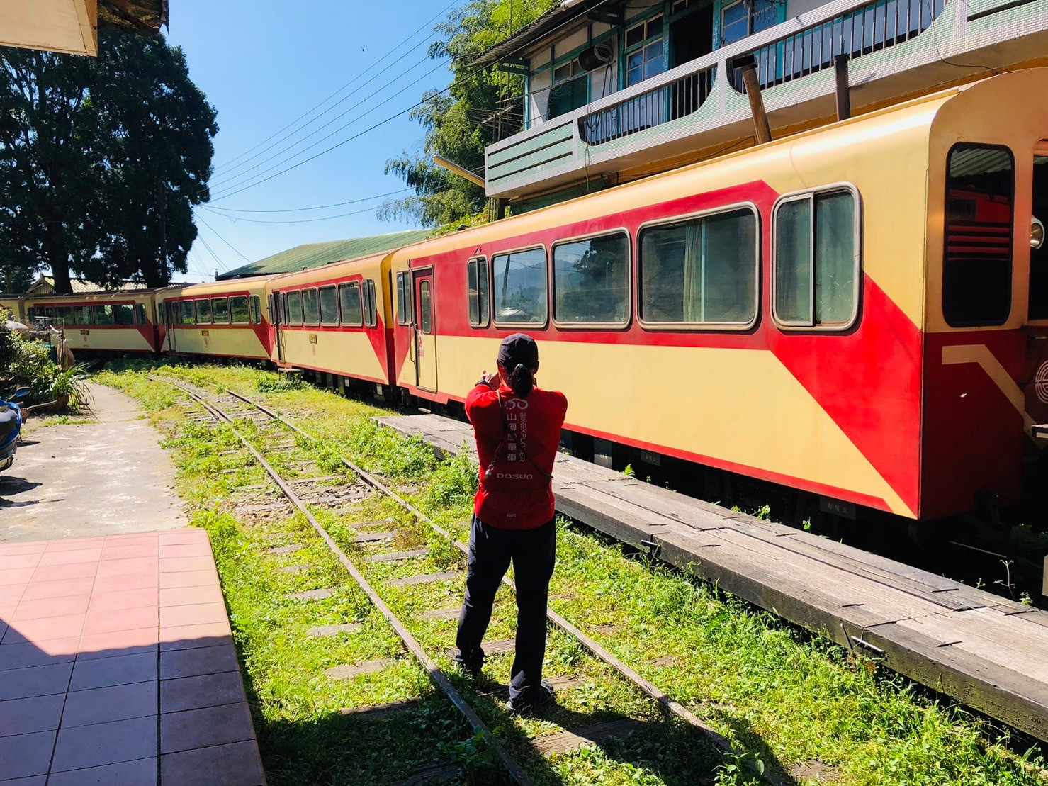 嘉義,阿里山林鐵,水社寮車站,木造火車站,火車站,鐵道文化,山海戀單車