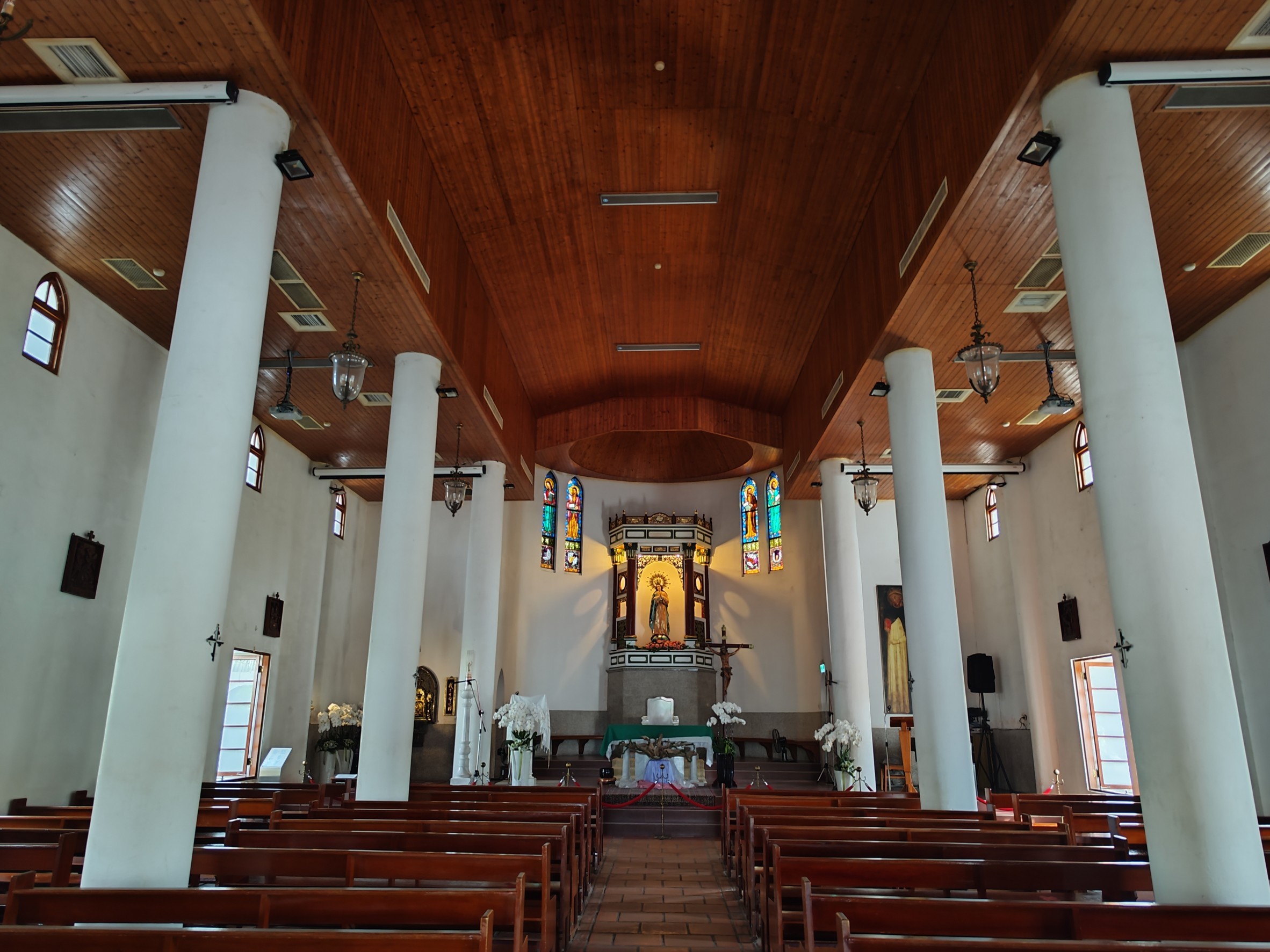 屏東,萬巒,黃金聖母聖殿,天主教會,台灣最古老教堂,教堂,山海戀單車