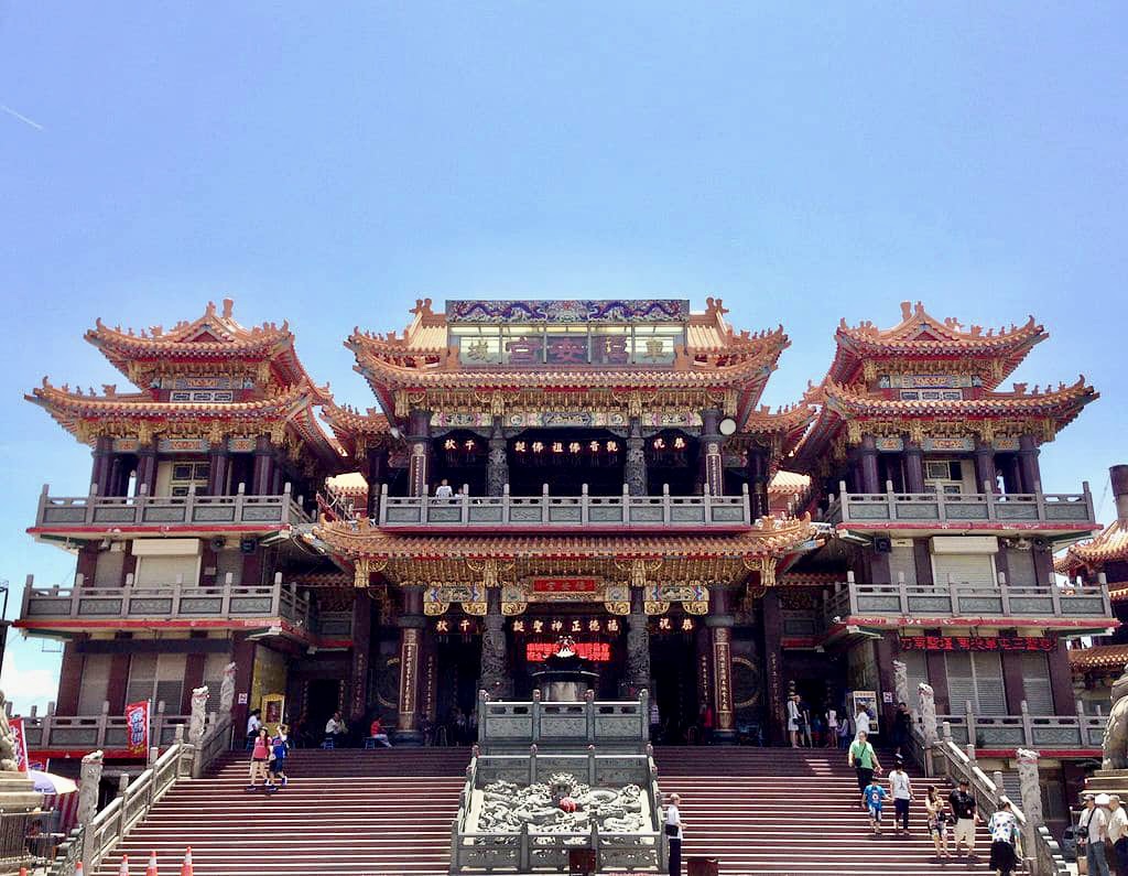 車城,福安宮,神明點鈔機,東南亞最大土地公廟,山海戀單車