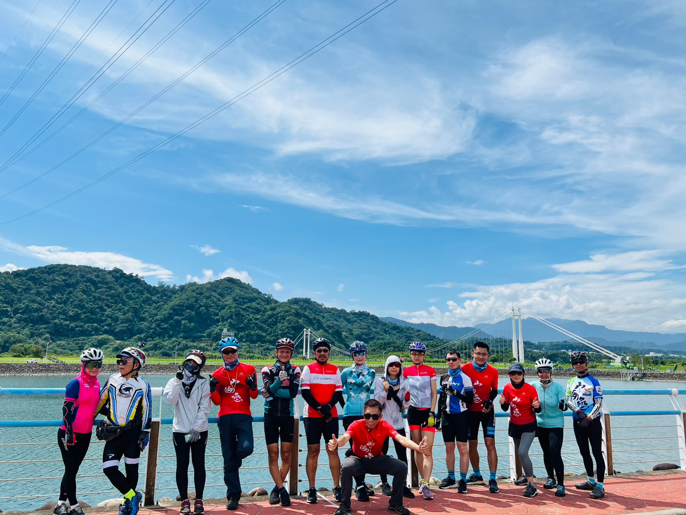 桃園,大溪,中庄調整池,中庄吊橋,橋樑,水庫,山海戀單車