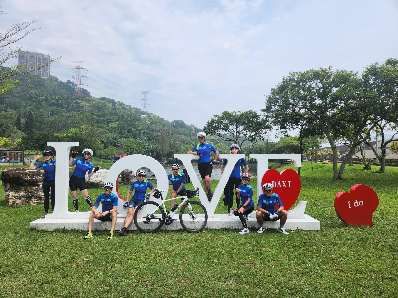 桃園,大溪,大溪河濱公園,落羽松,love,山海戀單車