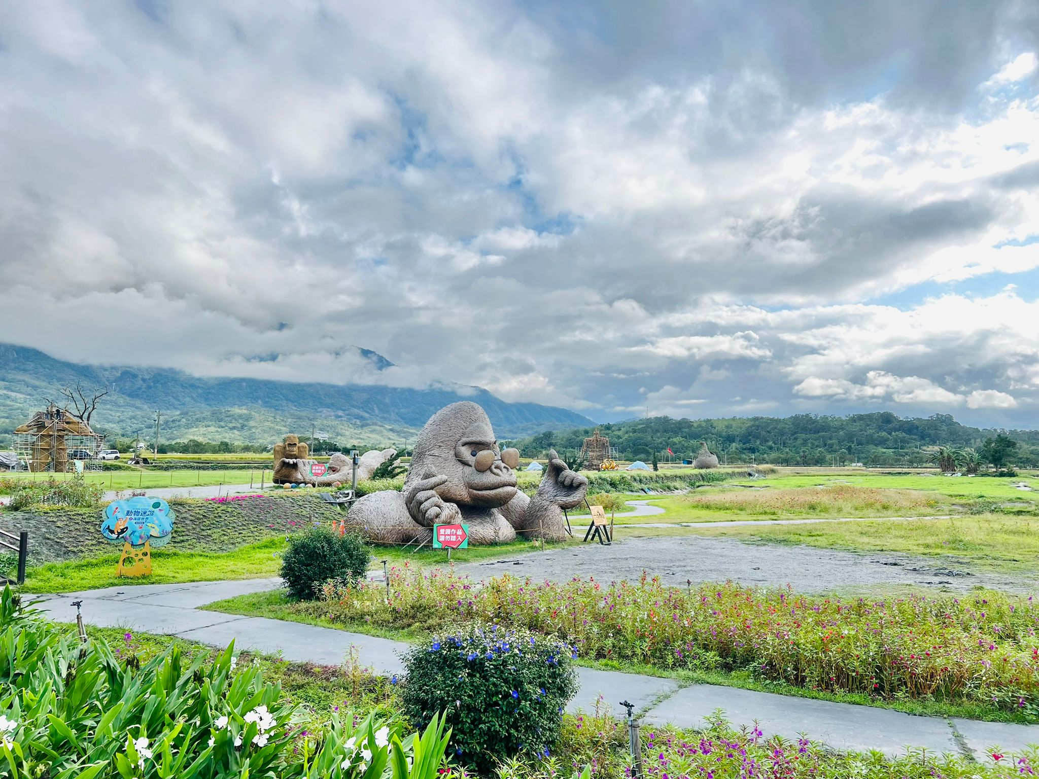 花蓮,富里,富里花海景觀區,藝術,花東縱谷,稻草藝術季,山海戀單車,山海戀推薦