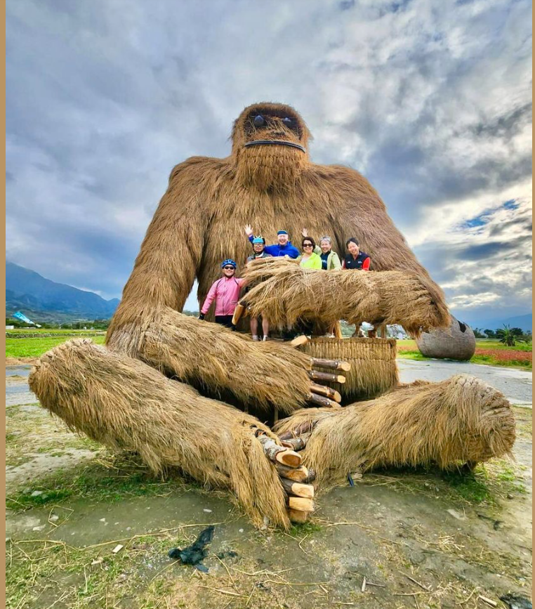 花蓮,富里,富里花海景觀區,藝術,LOVE,花東縱谷,稻草藝術季,山海戀單車