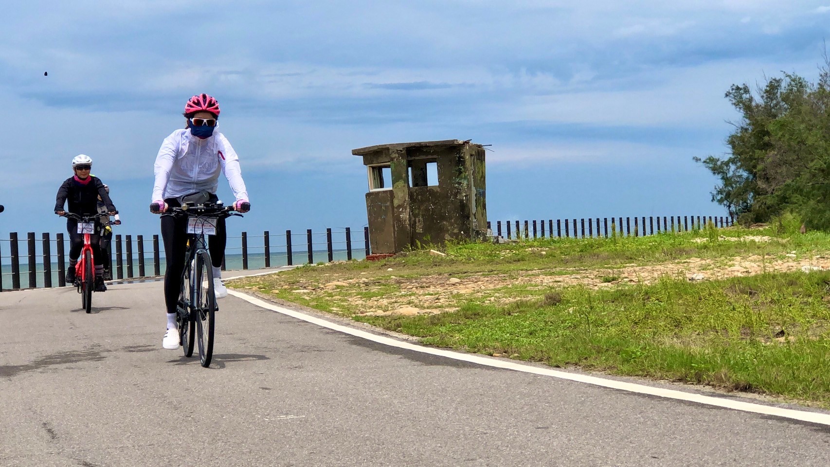 苗栗,後龍,海角樂園,溼地,風力車,山海戀單車