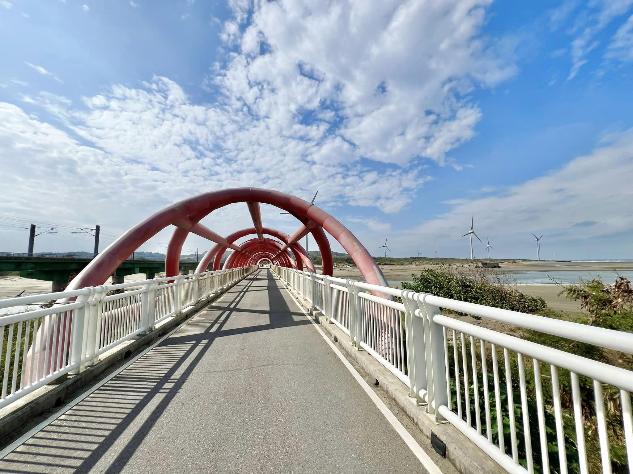 苗栗,西湖,西湖溪自行車鐵橋,橋樑,山海戀單車