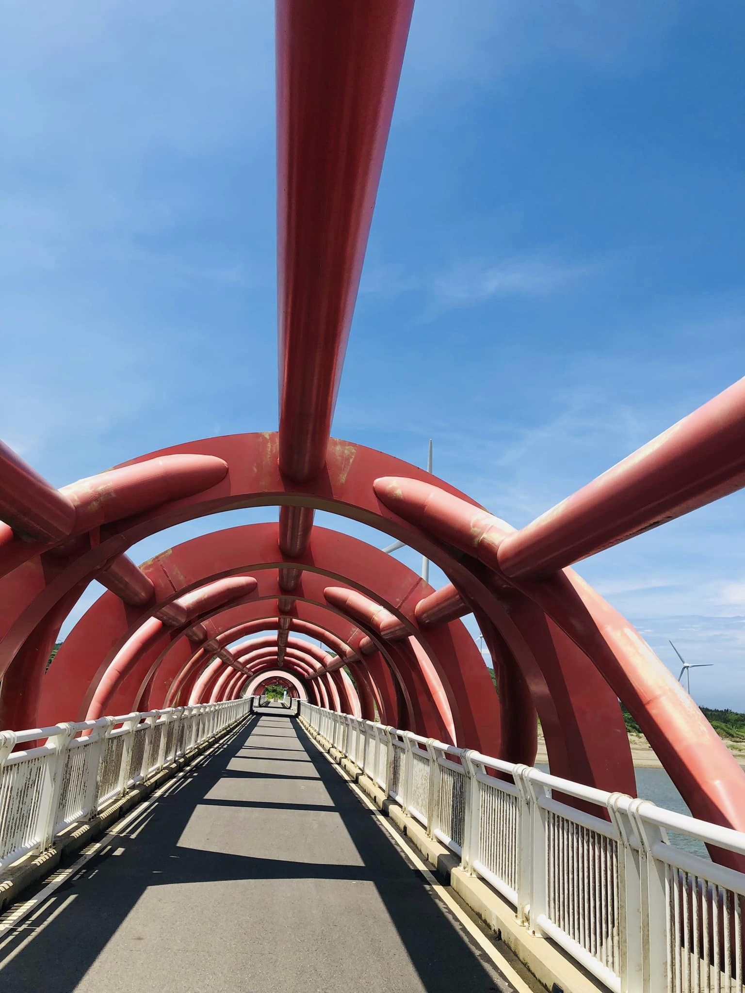 苗栗,西湖鄉,西湖溪自行車鐵橋,橋樑,山海戀單車