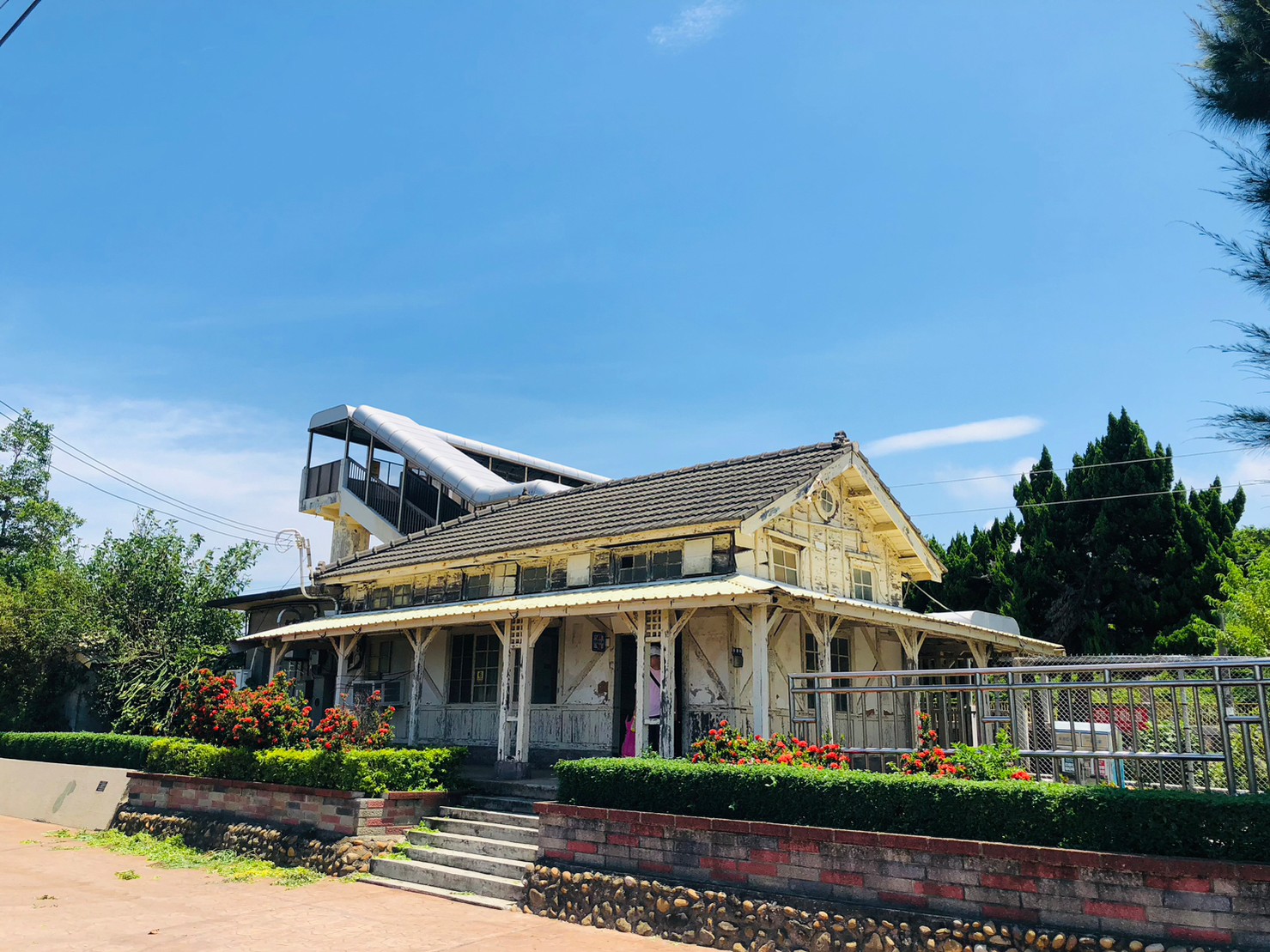 苗栗,通宵,海線五寶,新埔車站,木造火車站,鐵道文化,山海戀單車