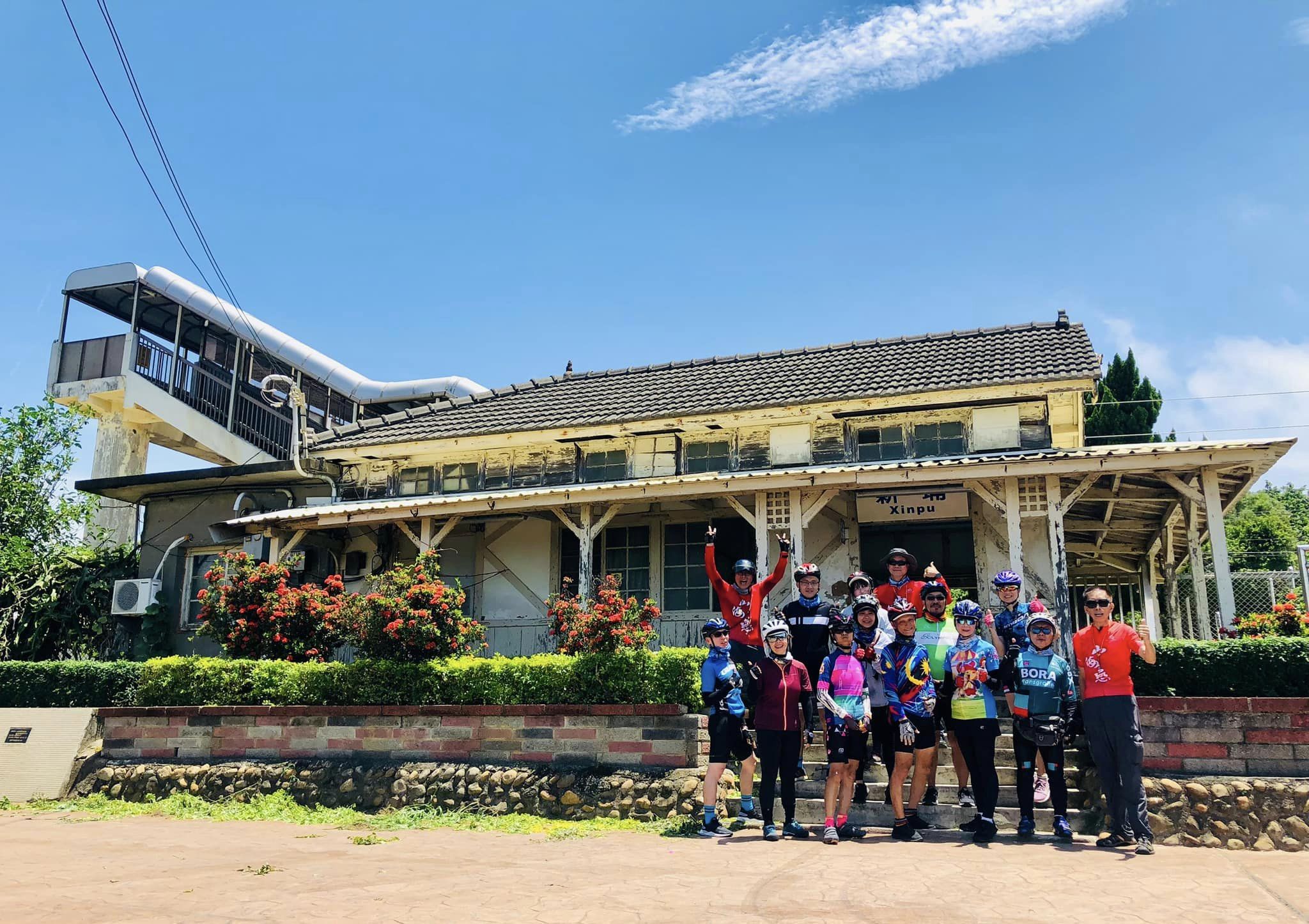 苗栗,通宵,海線五寶,新埔車站,木造火車站,鐵道文化,山海戀單車