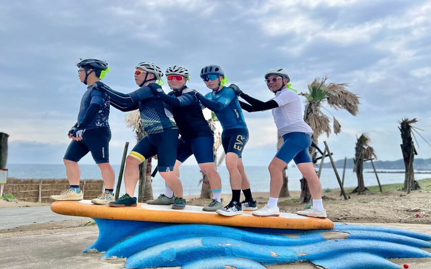 運動與健康,單車騎行,單車旅行,香港車友,海外車友騎台灣,山海戀單車,專案訂製,三貂富貴東北雙塔,單車看見台灣,精彩回顧,富貴角燈塔,燭台雙嶼,金山田園自行車道,麟山鼻自行車道,芝蘭公園海上觀景台,淡海情人橋