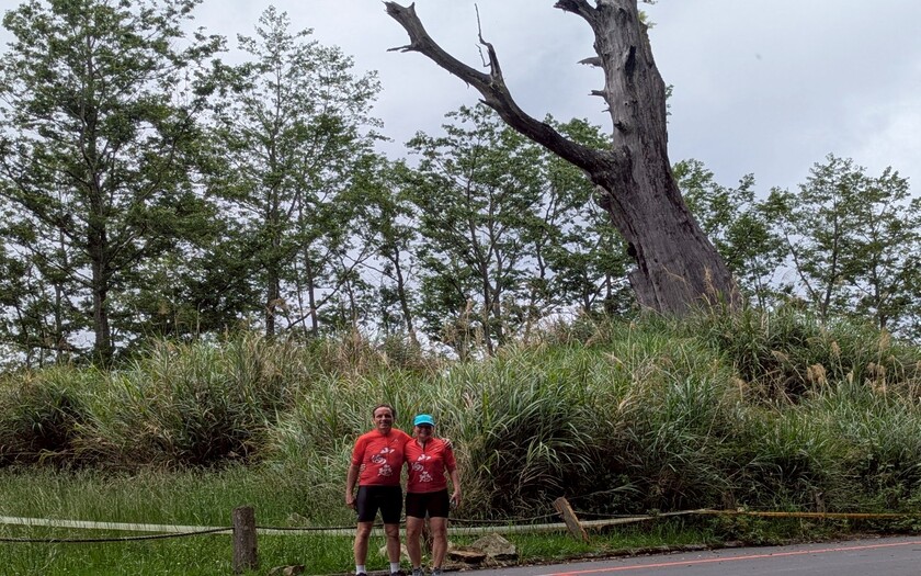  運動與健康,單車騎行,單車旅行,CyclingTaiwan,CyclingAdventure,CustomTourGroup,OverseasCyclistsInTaiwan,加拿大車友,海外車友騎台灣,山海戀單車,專案訂製,脊梁山脈新雙塔縱騎,剖地瓜,單車旅遊,自行車旅遊,玉山觀景台,夫妻樹,塔塔加遊客中心,鹿林神木,特富野,阿里山,迷湖步道,石桌