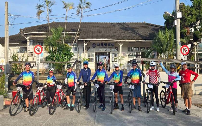 CyclingTaiwan,CyclingAdventure,單車看見台灣,台灣旅遊,單車騎行台灣,海外車友遊台灣,太保出發,水上北回歸線,菁寮老街,太康綠色隧道,林鳳營車站,九品蓮花園區