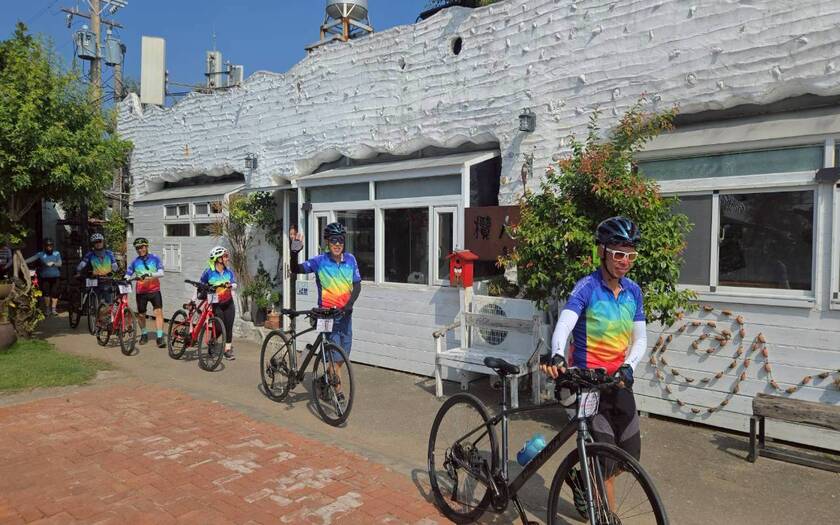 CyclingTaiwan,CyclingAdventure,單車看見台灣,台灣旅遊,單車騎行台灣,海外車友遊台灣,府城巡禮,鹿耳門天后宮,台江國家公園,德記洋行,安平樹屋,德陽艦,漁光島,周氏蝦捲