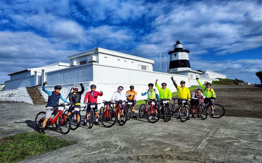 CyclingTaiwan,CyclingAdventure,單車看見台灣,台灣旅遊,單車騎行台灣,海外車友遊台灣#脊梁山脈,新雙塔縱騎,雙塔縱騎挑戰,biketour,富貴角燈塔,北海岸風景,關渡大橋,新月橋,台7乙,小烏來山莊