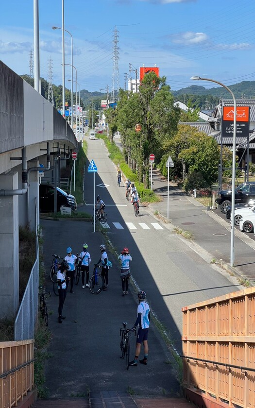 山海戀單車車友在環四國路途上。