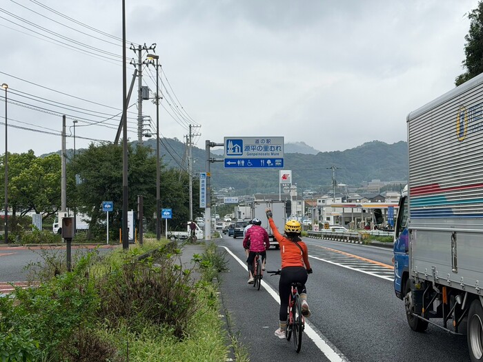 山海戀車友D4騎行高松經東香川、鳴門至德島路途中。